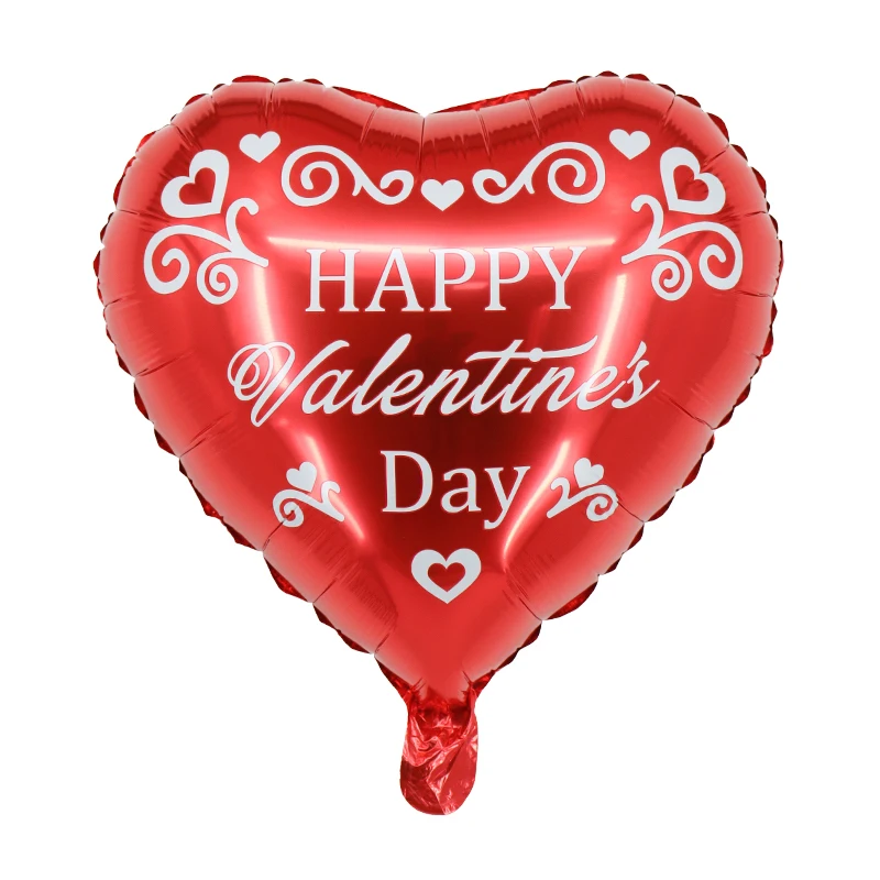 18 inch Happy Valentines Day te amo heart  Foil Balloons Globos Dia de San Valentin For I Love You Wedding Party Decoration