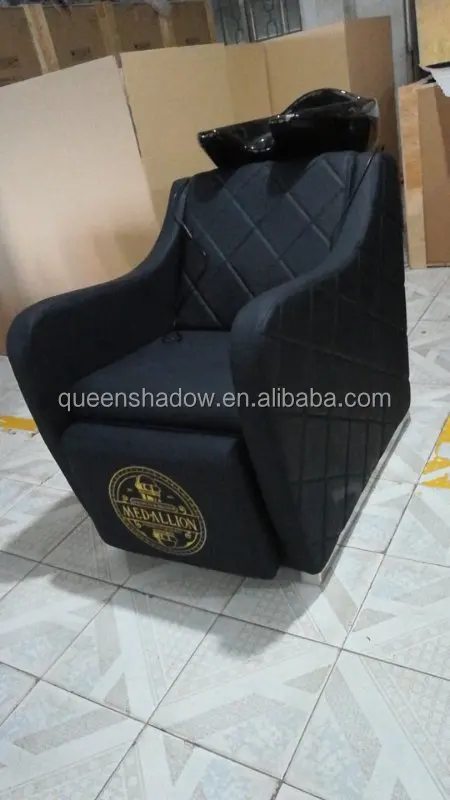 Новый набор мебели для салона, белая кровать для мытья салона, без сантехники, чаша для шампуня, парикмахерские кресла для шампуня