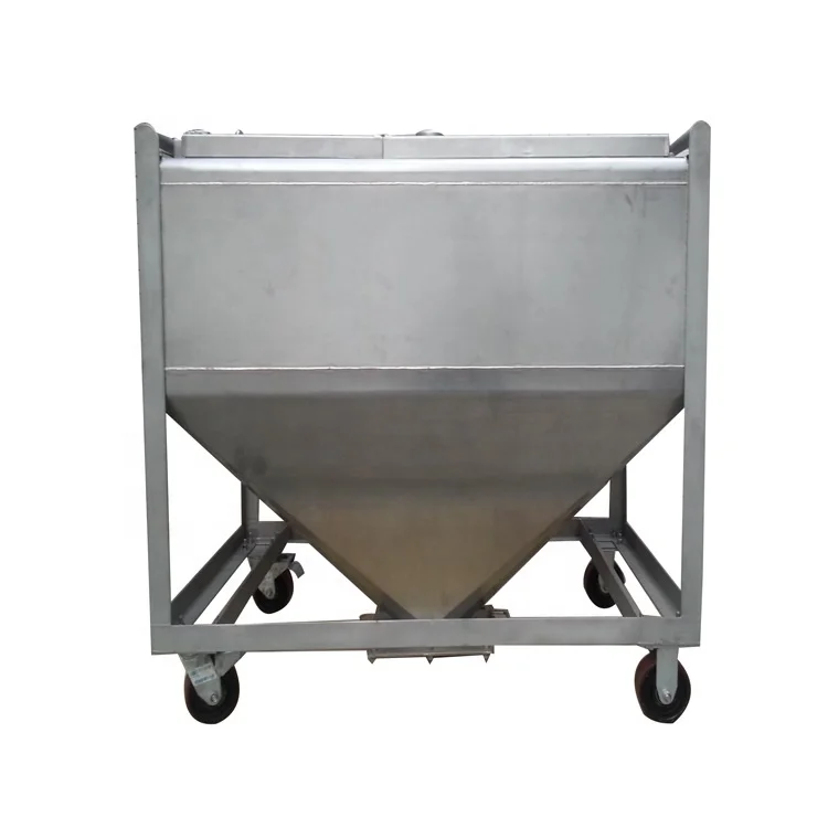 Chemical Storage Equipment of Stainless Steel Tanks IBC Tank Polishing Large Taper Stainless Steel Liquid Storage Tank 1000L