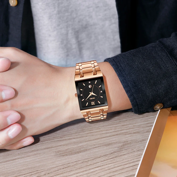 SKMEI 9263 man gift set 2021 modern watch manufacturer Stainless Steel Luxury Waterproof Quartz Oem Brand