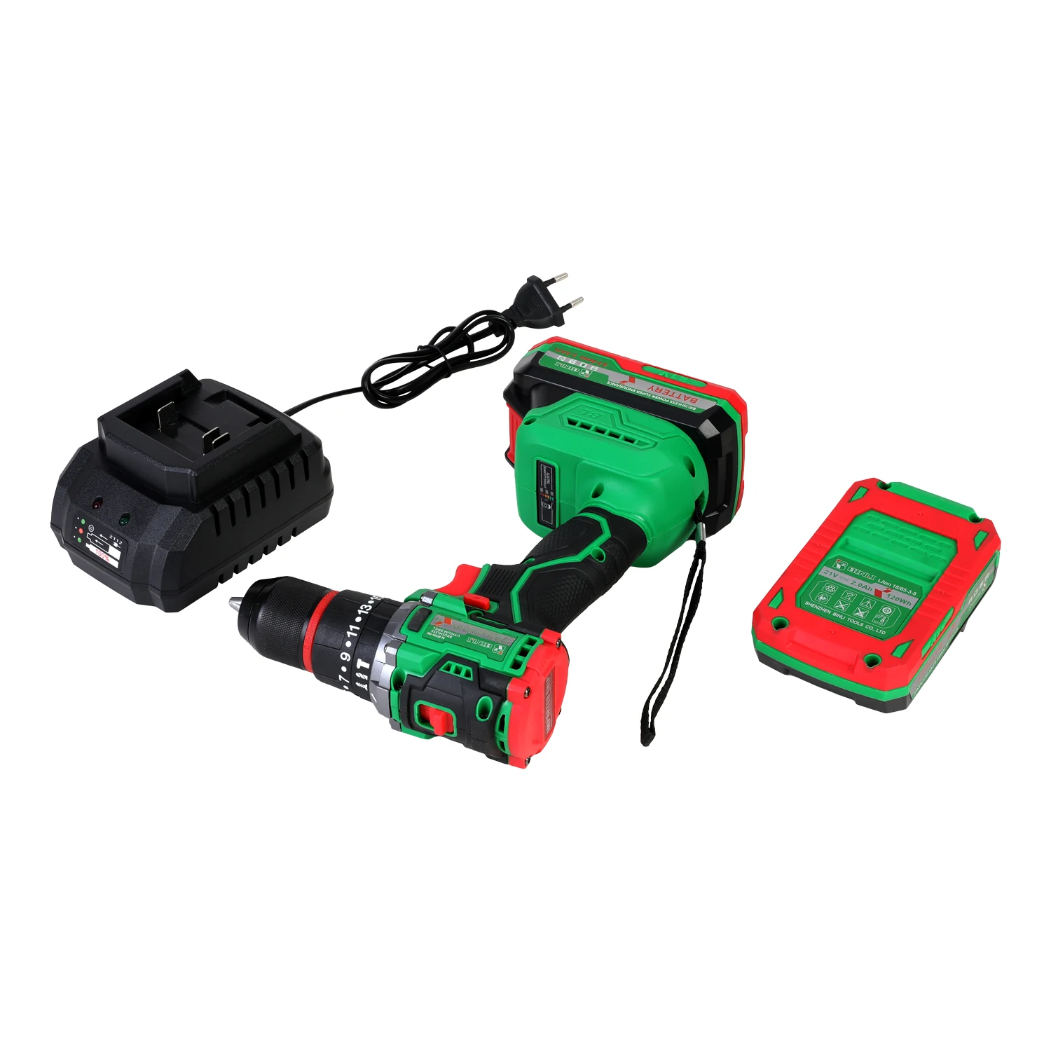 13mm Lithium Brushless High Torque   Fast Rotation Battery Power Impact Cordless  Cordless Drill Set