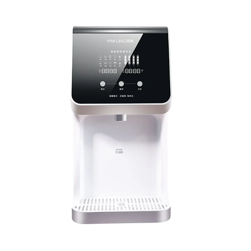 High Quality Electric Water Heater Dispenser Hot/Room Temp 5 Stage Purifier System Plastic Desktop CE Certified House RO Machine