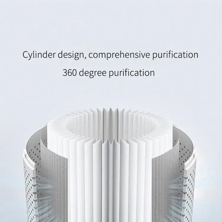 
Korea 100M2 Electric Portable Real App Control Negative Ion Desktop Air Purifier Ionizer 