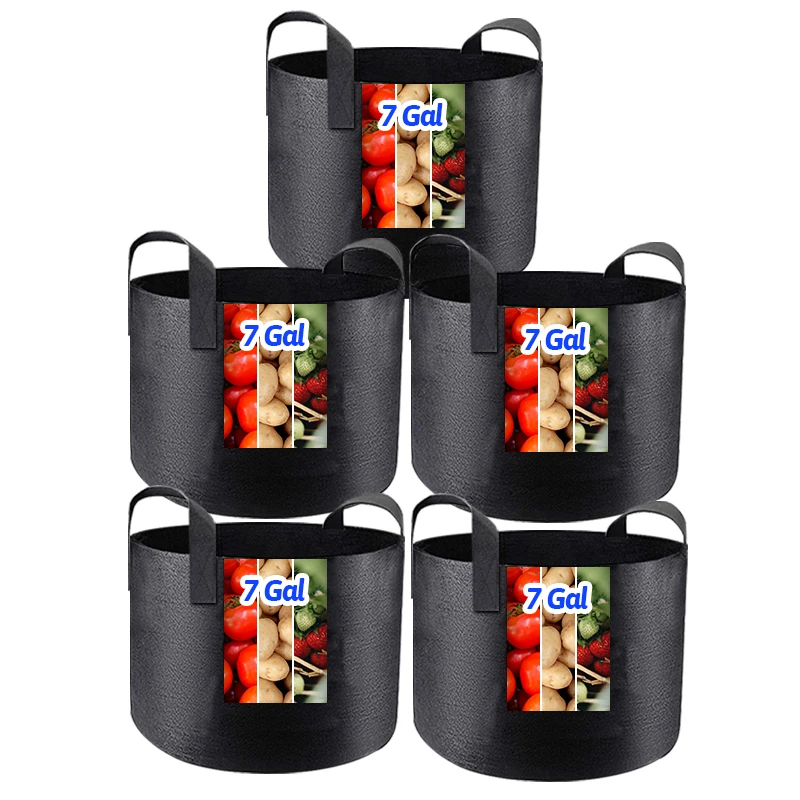 1/2/3/5/10/15 planter grow bag tree seeding pot fruit fabric plant pots Flower pot 100 gallon grow bags for planting vegetables
