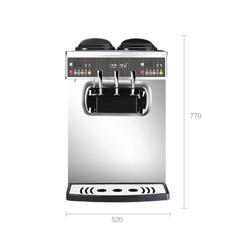 Pasmo S230F гравитационная подача двойная система 3 вкуса Пакистан спагетти мягкая Автоматическая фруктовая машина