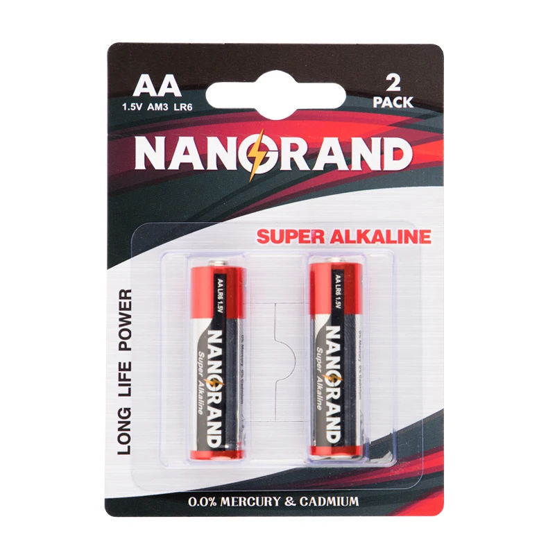 Factory price  LR6/AM-3/AA SIZE Alkaline dry cell battery