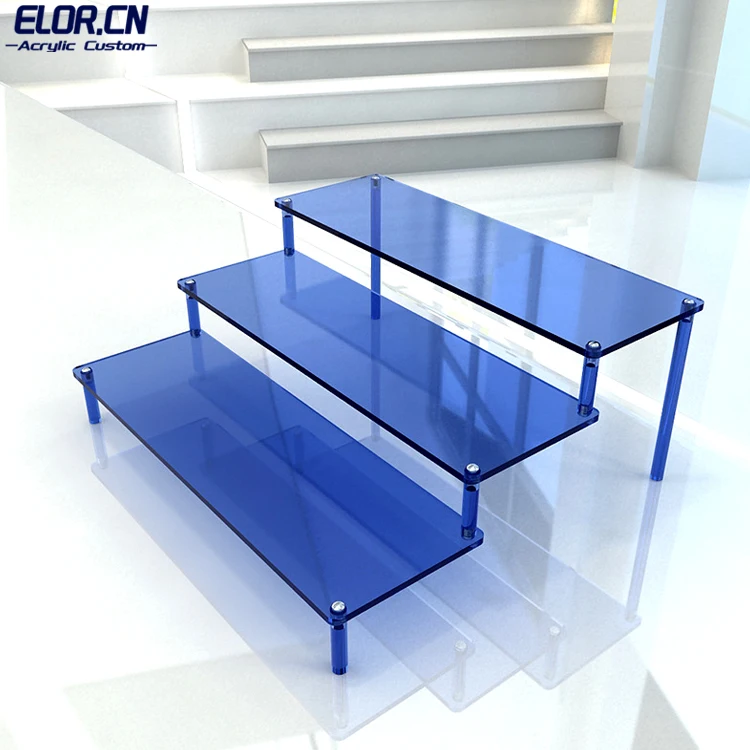 ELOR Semicircle Shape 3 Tier Removable Acrylic Cake Display Stand for Party Dessert Holder Wedding Birthday Party Decoration