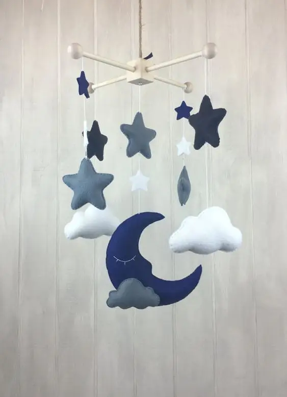 
cute bed hanging felt mobile baby toy baby mobile for crib customizable 
