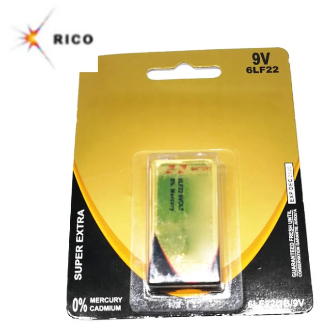 ROTOSONIC Hot selling 9V 6LR61 used for Electronic Equipment alkaline dry batteries