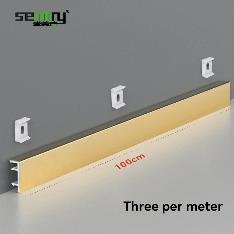 High Quality Metal Tile Profile Skirting Baseboard Cover Waterproof Stainless Steel Skirting wall skirting baseboard