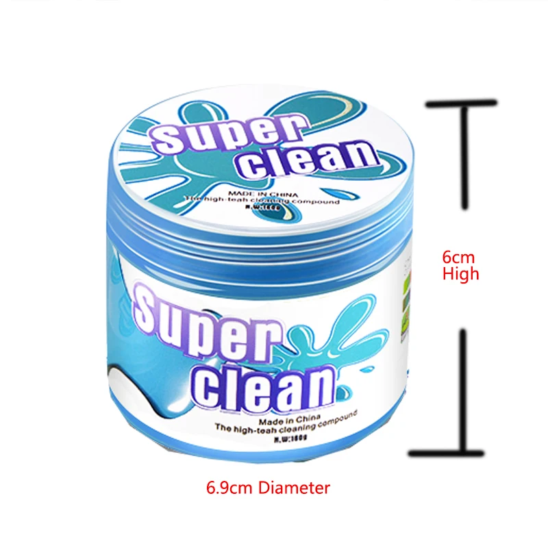
160g Car Cleaning Gel Car Crevice Dust Cleaner Auto Air Vent Interior Removal Putty Cleaning Keyboard Cleaner 