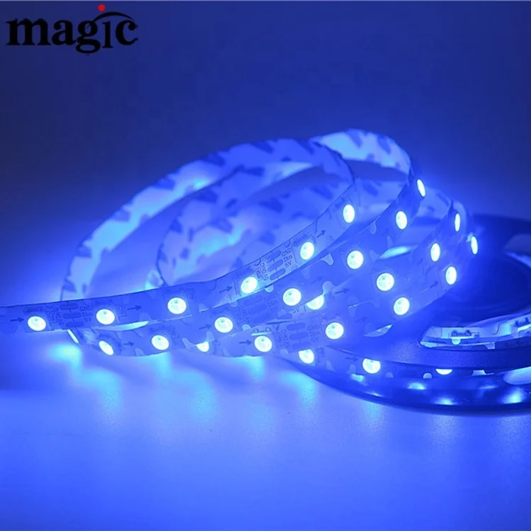 6 мм шириной 12 В 5 24 RGB пиксель индивидуальная Адресуемая s кривая гибкая цифровая зигзагообразная Светодиодная лента