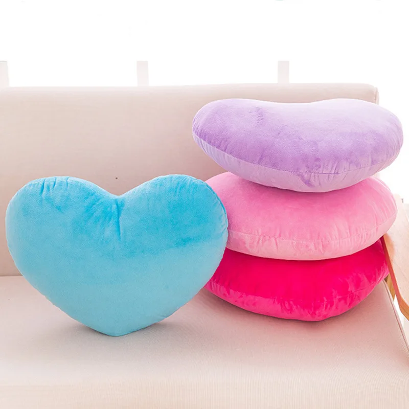Wholesale Customized Heart Shaped Plush Throw Pillow Toys Valentine Day Plush Heart Pillow Decoration