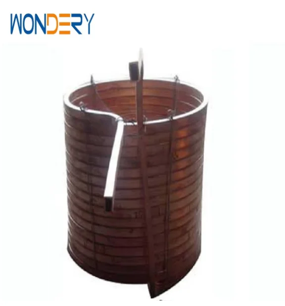 WONDERY Small Capacity Electric Induction Heating Medium Frequency Reducer Tilting Type Metal Melting Furnace