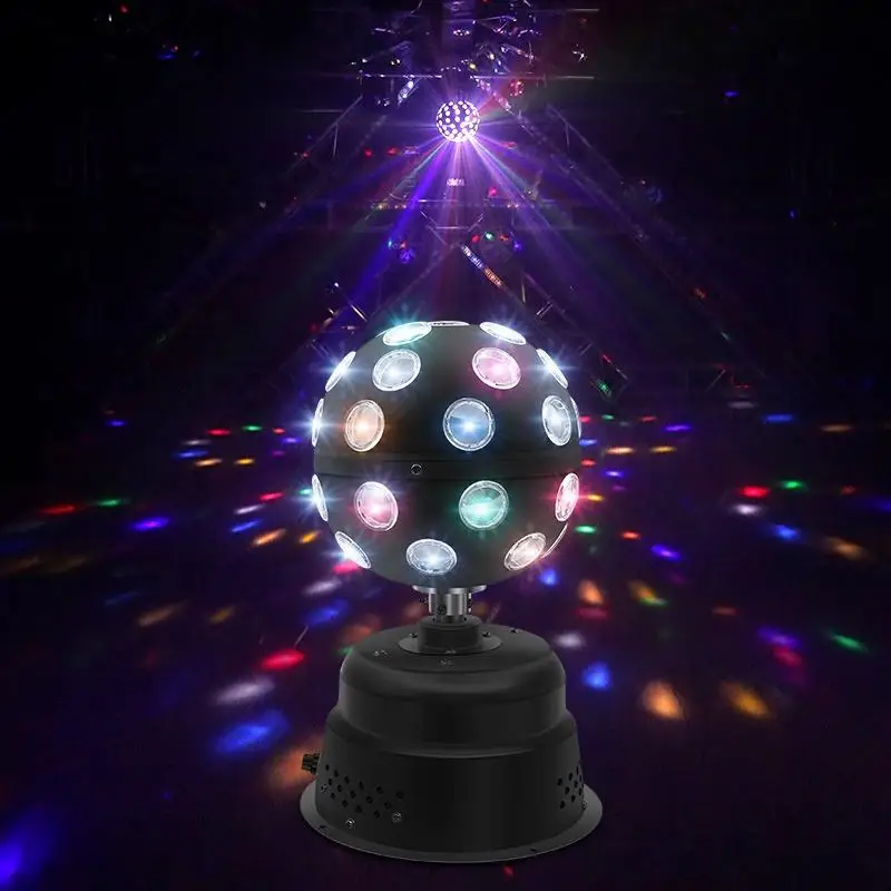 High Brightness Rotating Flash Crystal Colorful Magic Ball Led Laser Dj Effects Light
