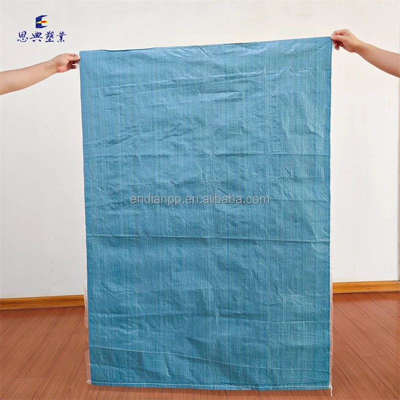 10kg 20kg 25kg 50kg White Polypropylene Woven Sacks Freight Flood Sand Seed Feed Chemical Recyclable Packaging Bags