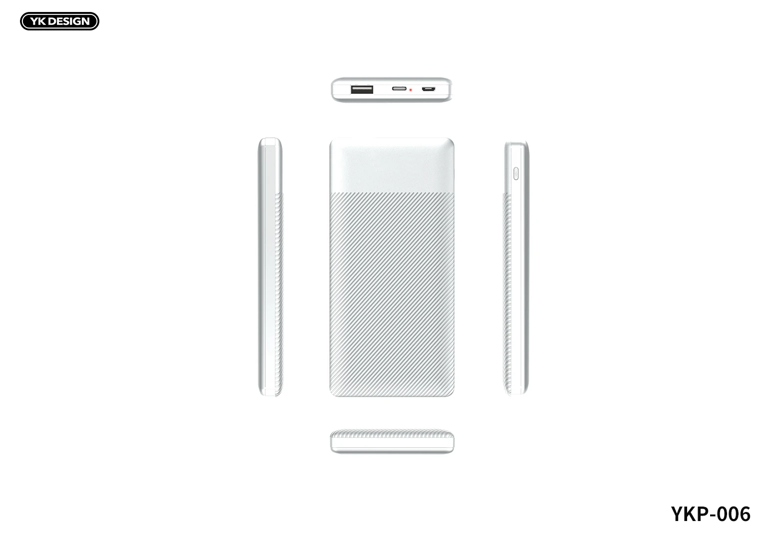 Outdoor Compass Led Flashlight Dual USB Output External Battery Waterproof Charger Power Bank Portable 10000 Mah