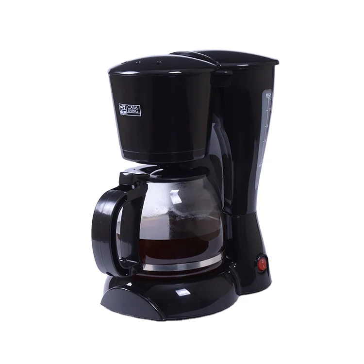 Wholesale 900W Housing PP food grade 1.2L Mini Electronic Hotel Room Coffee Maker