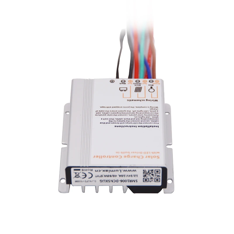 Lumiax 12v 24v 10A солнечная панель PWM контроллер солнечного заряда Солнечный уличного освещения