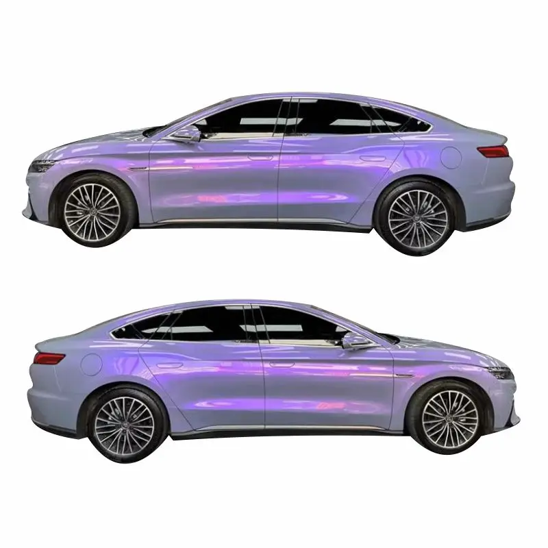 1.52 * 18m PVC dual color color discoloration car vinyl wrap color deviation sticker Movie film sticker