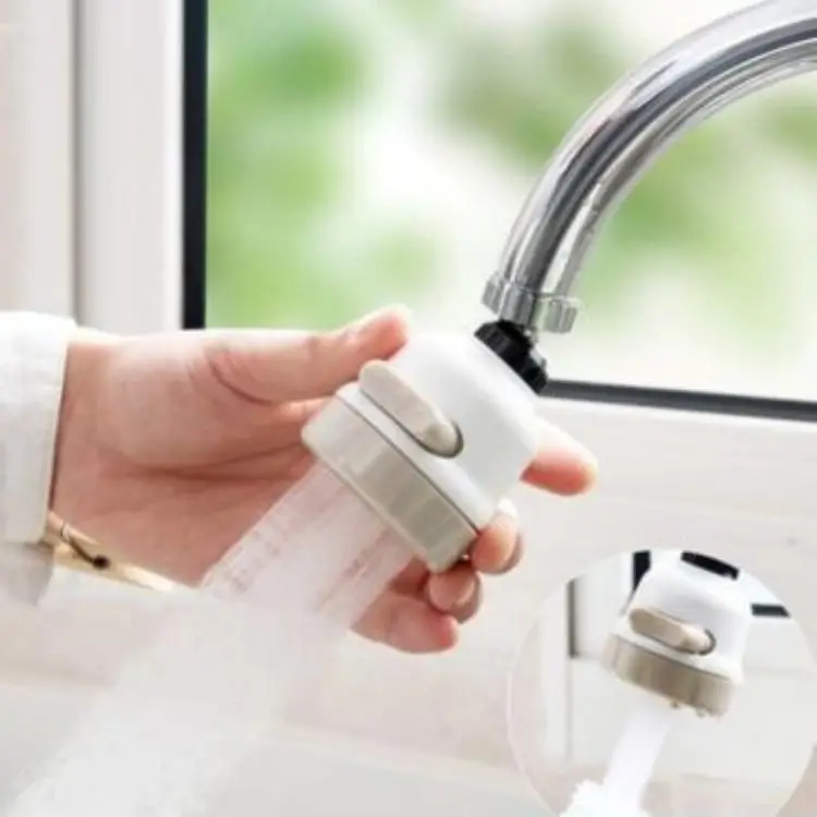 360-degree rotatable sprinkler faucet durable faucet filter 3 modes water-saving kitchen shower sprinkler