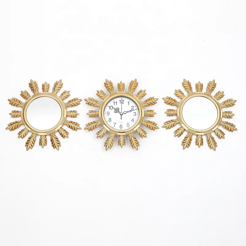 leaf shape home decorative wall-clock home decor wall clock creative modern decoration wag-on-the-wall