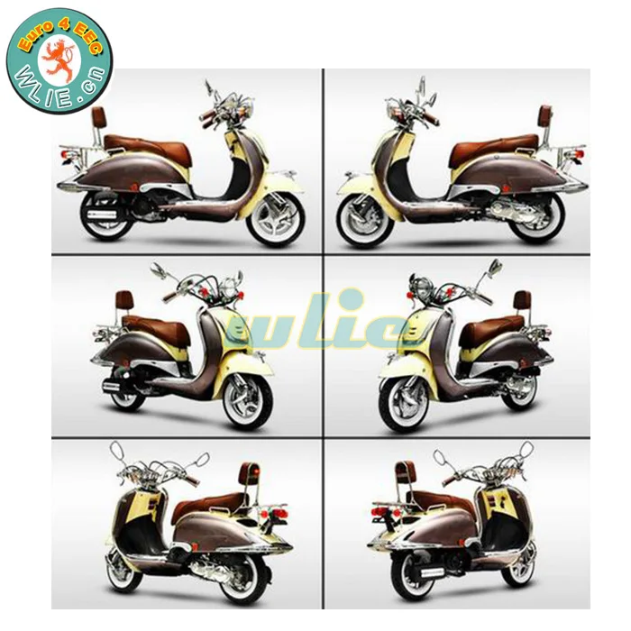 Hot Sale New Sym Scooter Style Gas Sport Design Retro 50cc/125cc (Euro 4)