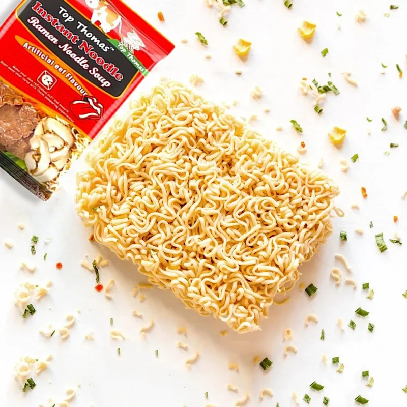 Halal Instant Noodles Chinese Top Thomas Brand Beef Flavor Instant Noodles Wholesale