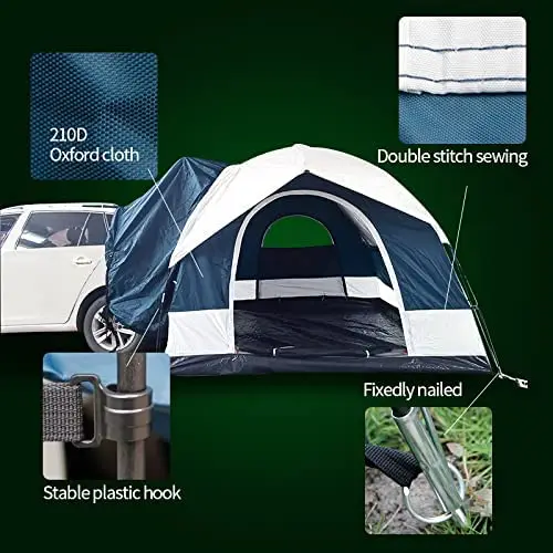 Car Rear Double Tent Car Side Self-driving Car Multi-function High Quality Awning Side Pergola Camping Tent for Outdoor