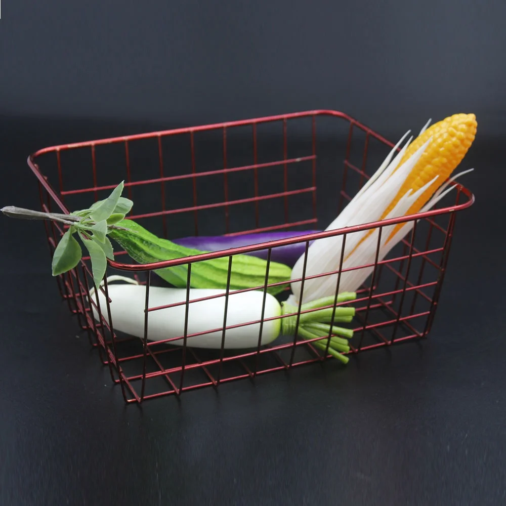 XXL Stainless Steel Dishwasher Wire Basket Eco-Friendly Folding Fabric Storage XL Colorful Mesh Iron Basket