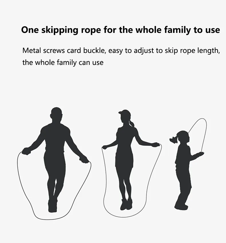 Спортивный киль для взрослых резиновый подшипник скакалка стальной трос Утяжеленный