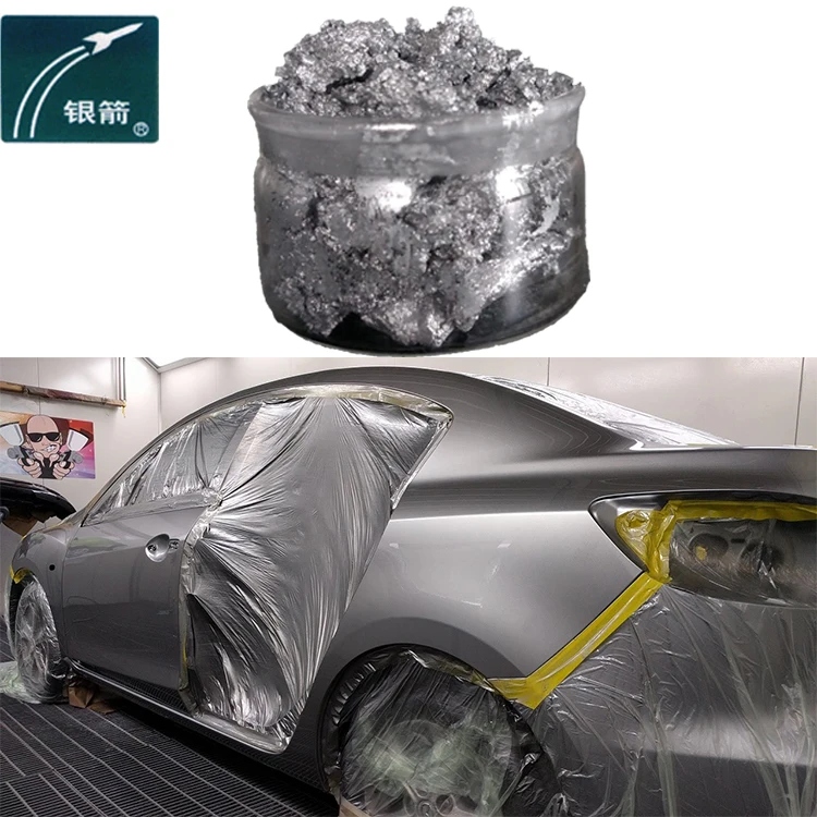 bright aluminium silver paste micron metallic silver paste for car refinish paint