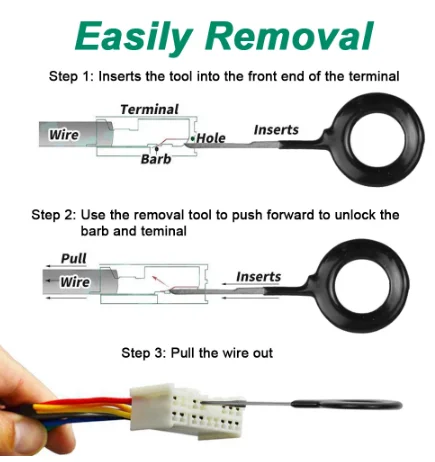 18pcs auto terminal extractor tools set