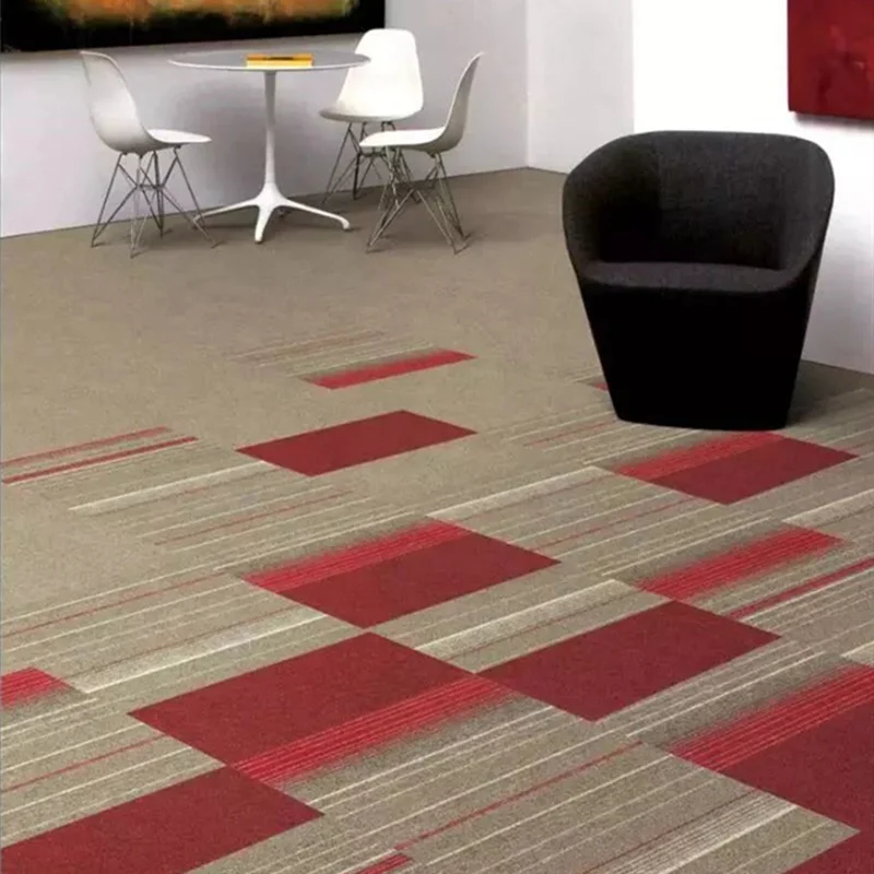 Moisture-proof heat preservation PP material bitumen backing carpet tiles commercial