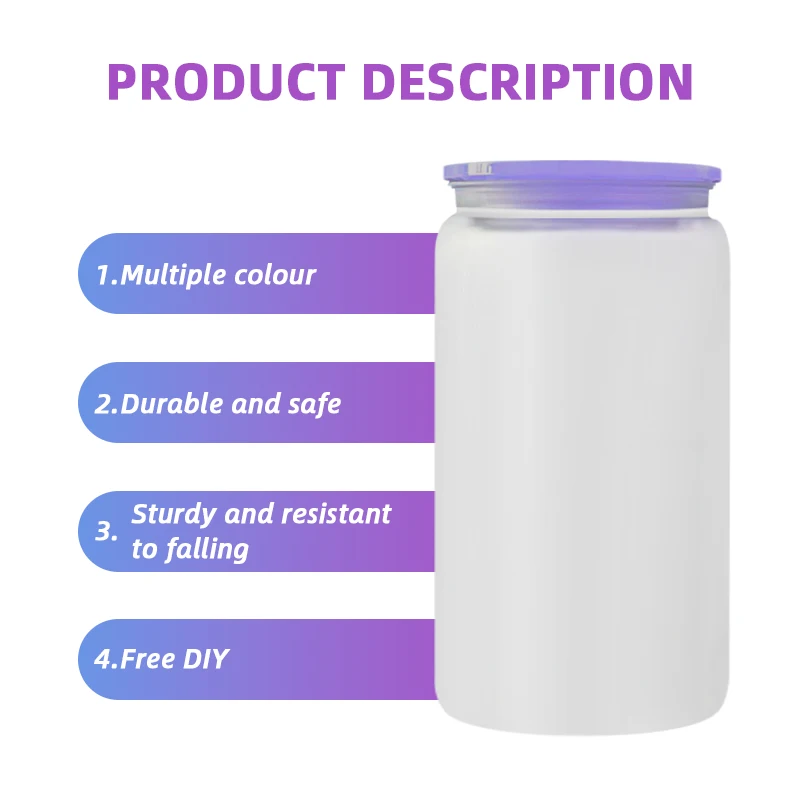 2025 Sells 16oz Acrylic Beer Mugs Reusable Eco-Friendly Jelly Colored Plastic Mason Cup Soda Cups With Straws for Vinyl
