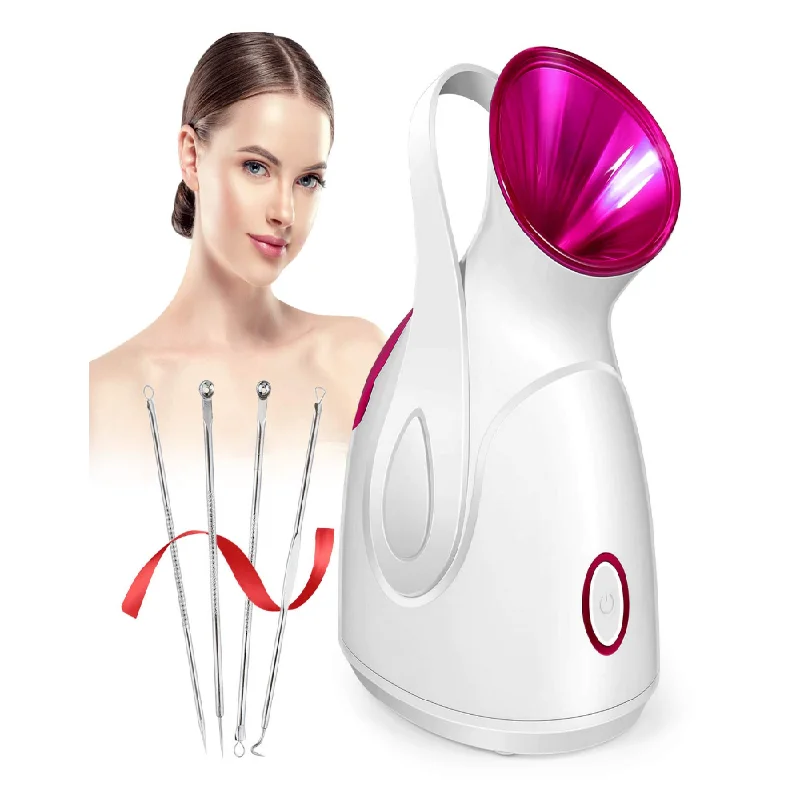 
PSB 2021updated 10X penetration professional multifunction hot mist vaporizador spa facial steamer nano ionic face steamer 