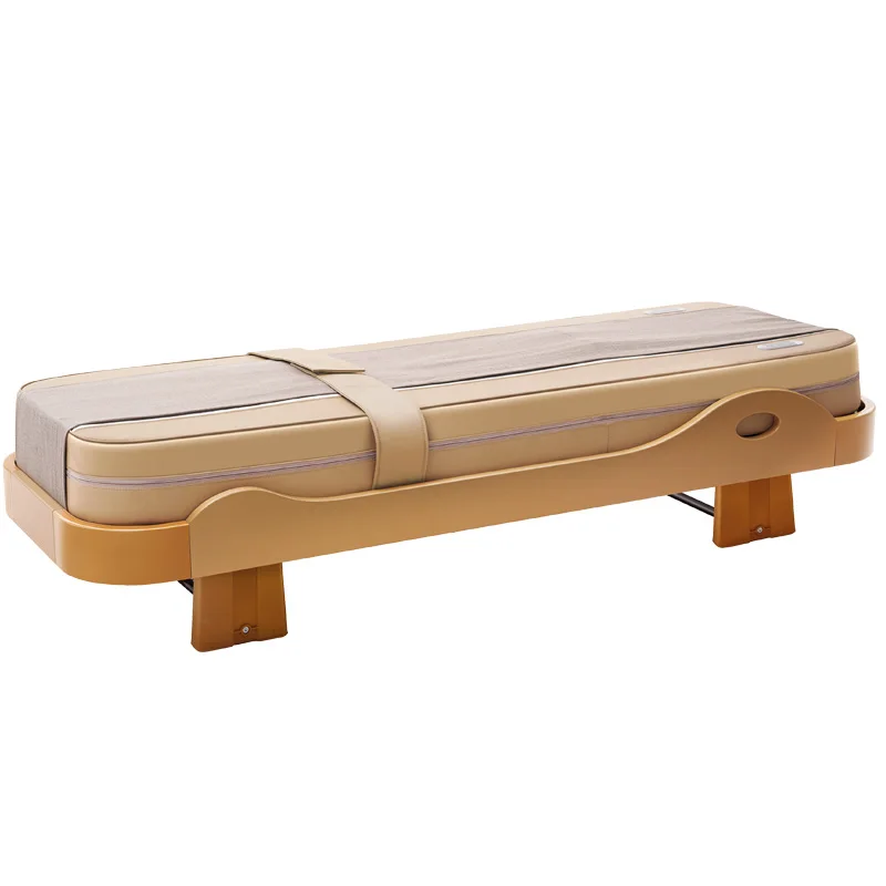 Chinese Professional Manufacturer 4 Motor Electric Smart Adjustable Function Thai Jade Stones Massage Bed Design