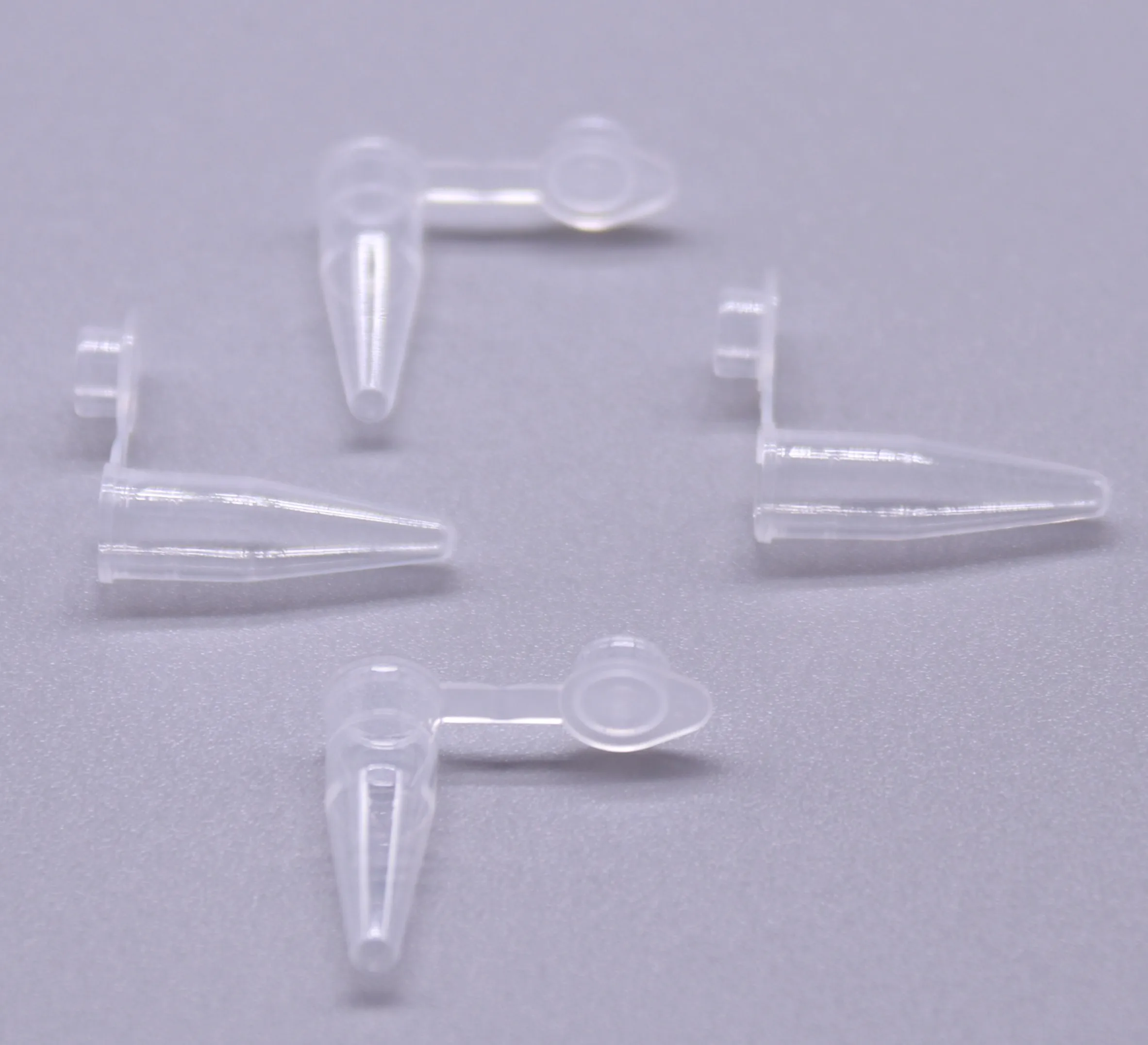 0.2 mL PP PCR Tubes with Attached Flat Cover
