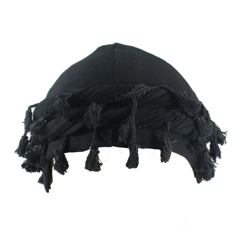 Turban for Men Vintage Twist Head Wraps Satin Lined Halo Turban for WoMen Modal and Satin Turban Scarf Tie