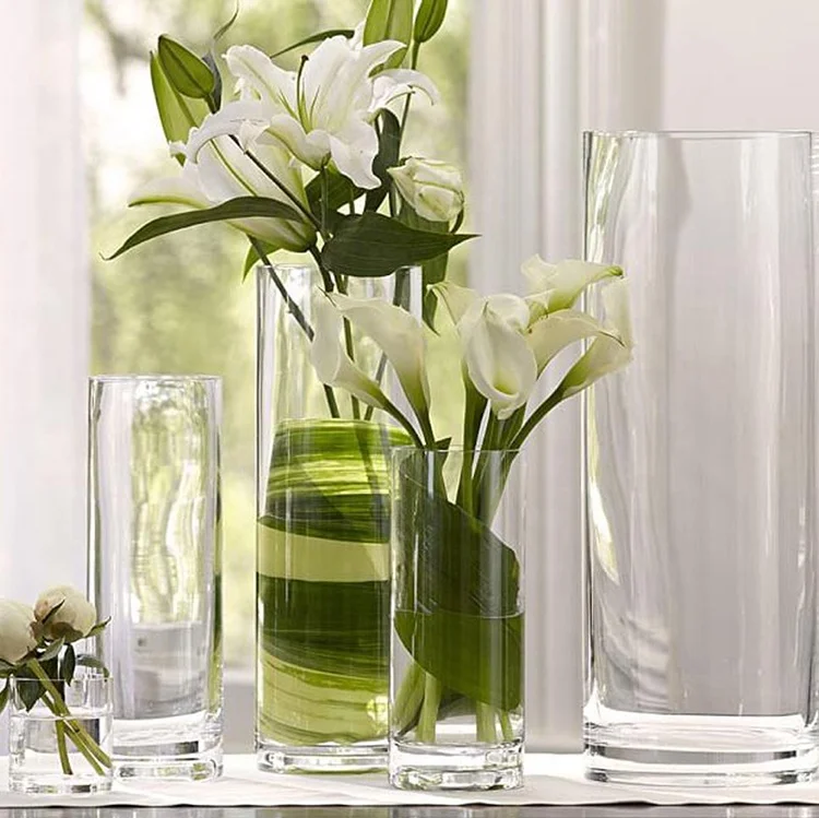 wholesale high cylinder vases decor modern vases decor large for home decoration
