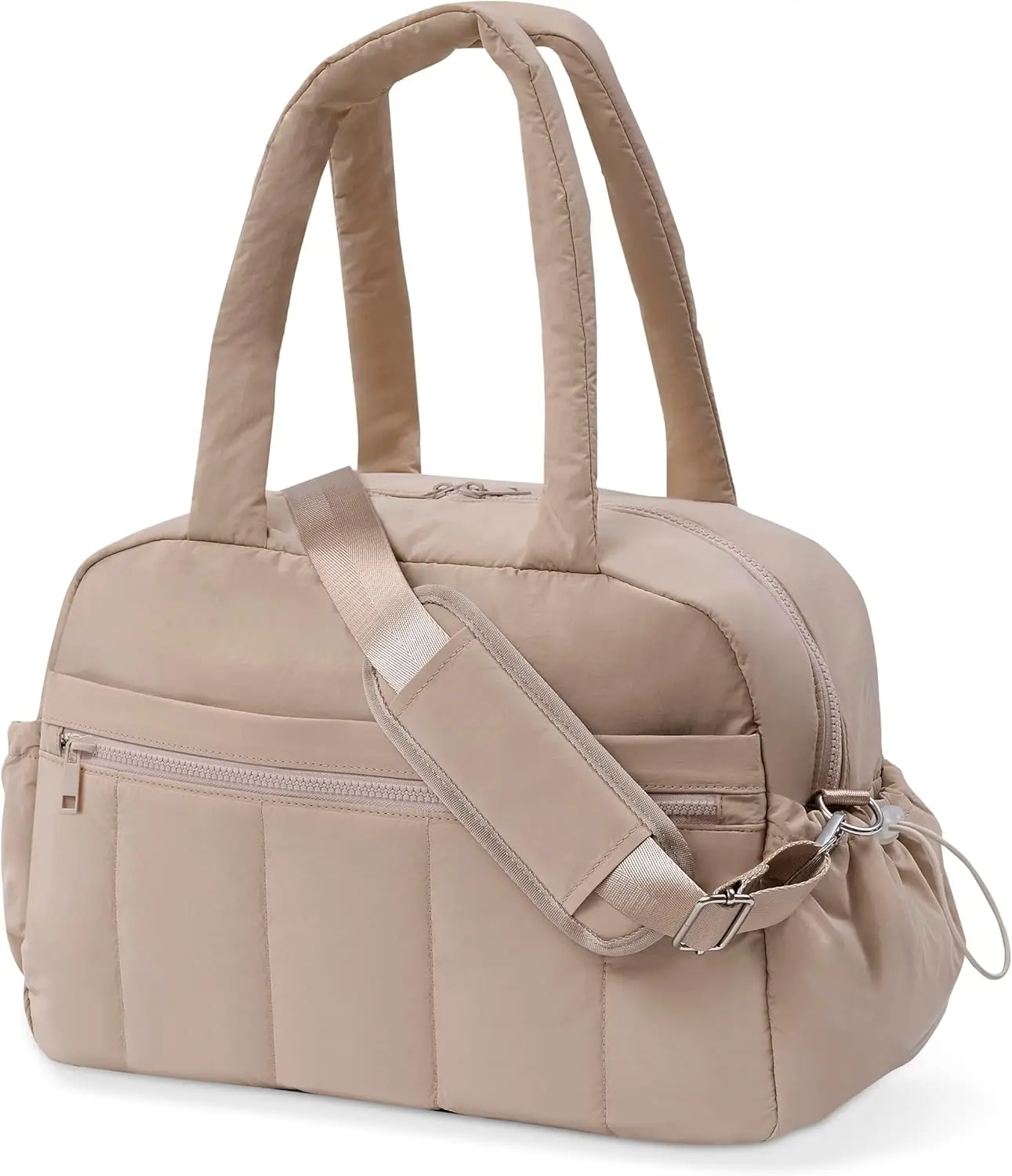 New Stylish Airplane Carry on Travel Bags Women Small Gym Bag Weekender Puffer Duffle Bag with Laptop Compartment
