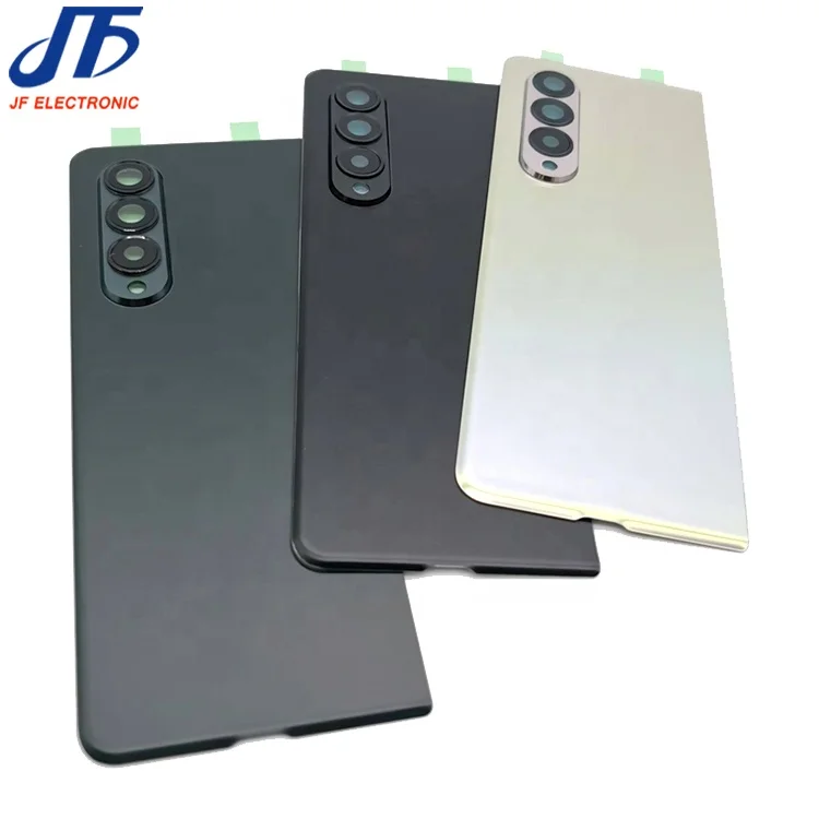 Стеклянная дверь Задняя Крышка аккумуляторной батареи для Samsung Galaxy Z Fold3