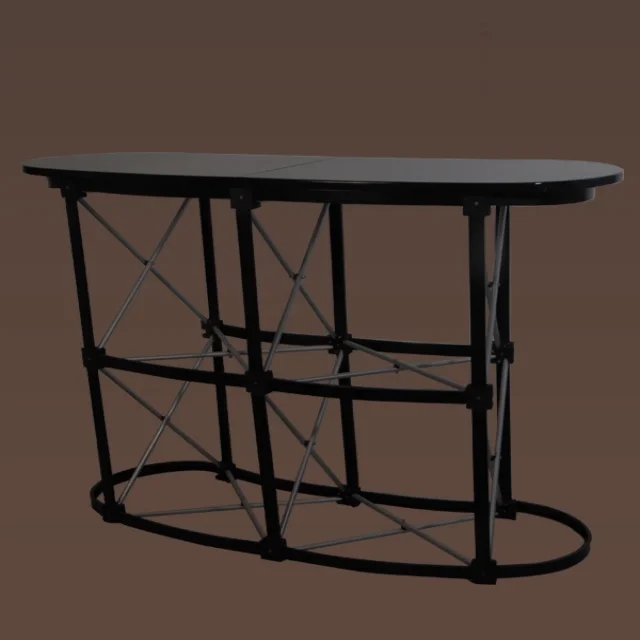 
Exhibition Stand Cigarette Display Kiosk Booth Case Bag Silver Western Wooden Layer Time Fabric 