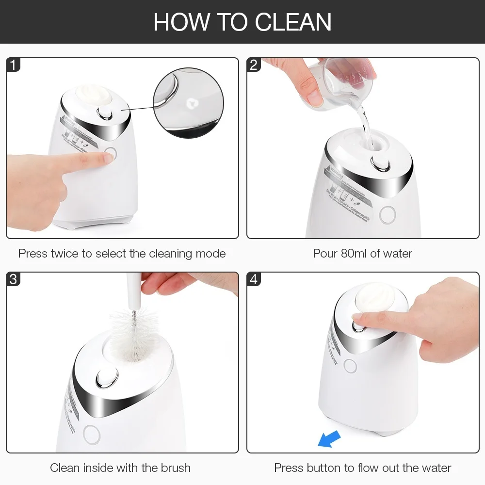 Face Mask Maker Machine Facial Treatment DIY Automatic Fruit Natural Vegetable Collagen Beauty Salon SPA Skin Care Tool