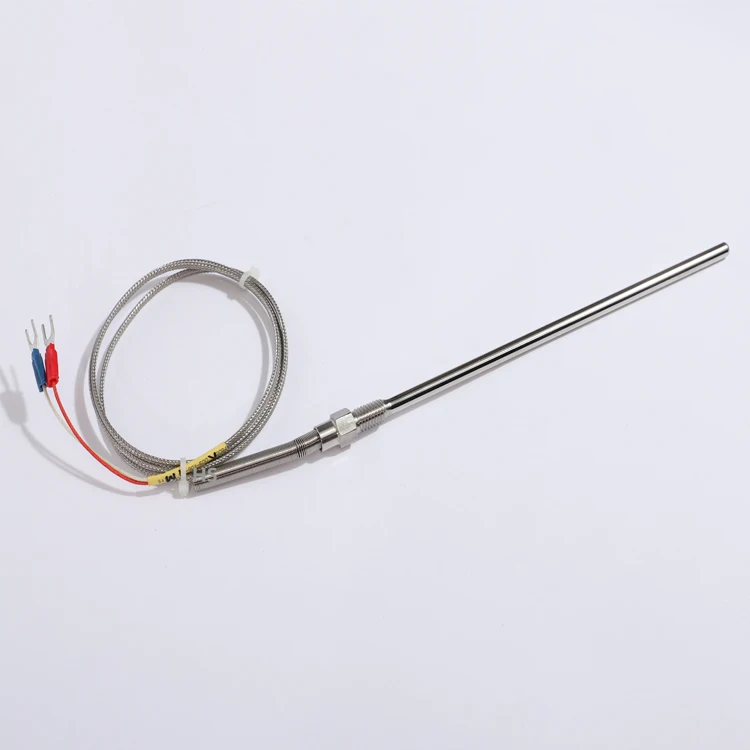 Высокотемпературный термопарный зонд типа K, Температурный датчик с разъемом