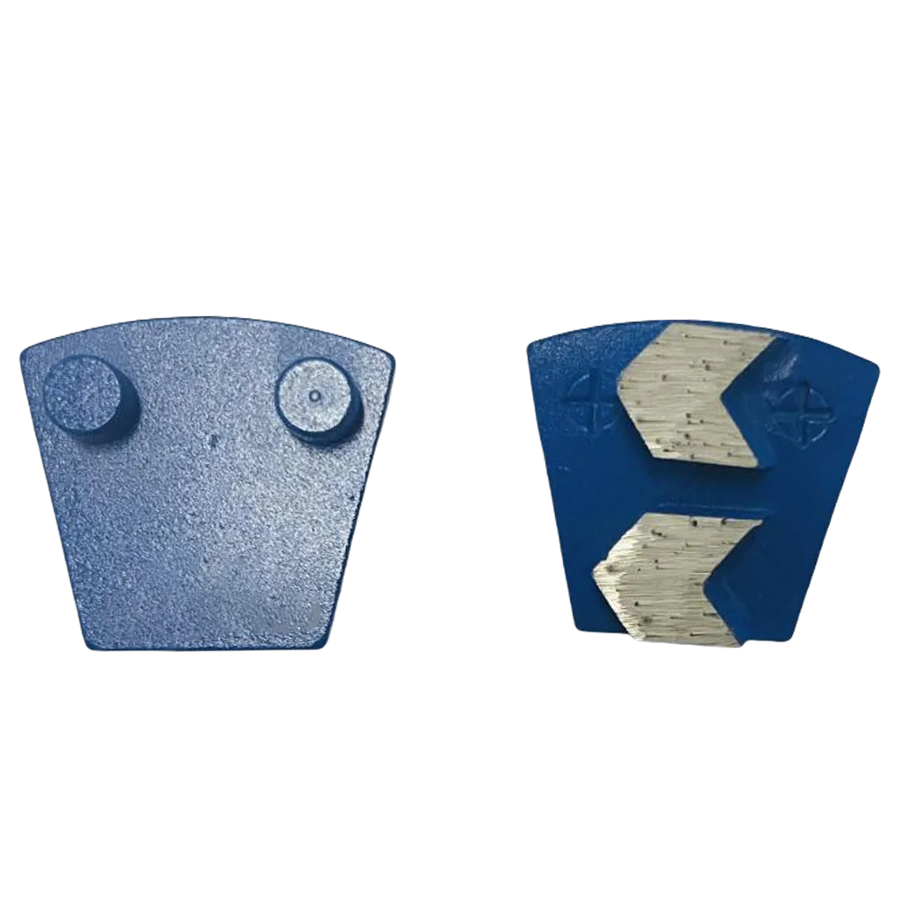 Werkmaster Backing Arrow Diamond Segments for Concrete Floor Grinding Mmetal Bond Block Grind Shoes Pads
