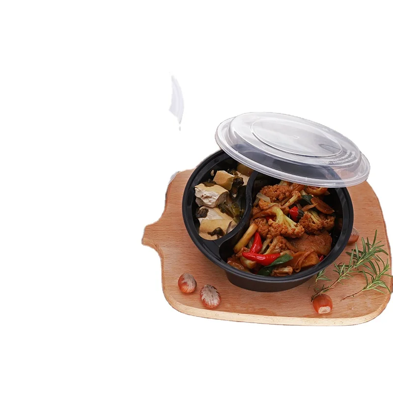 Hot selling compartment  plastic take away food containers tiffin box bento lunch for food restaurant