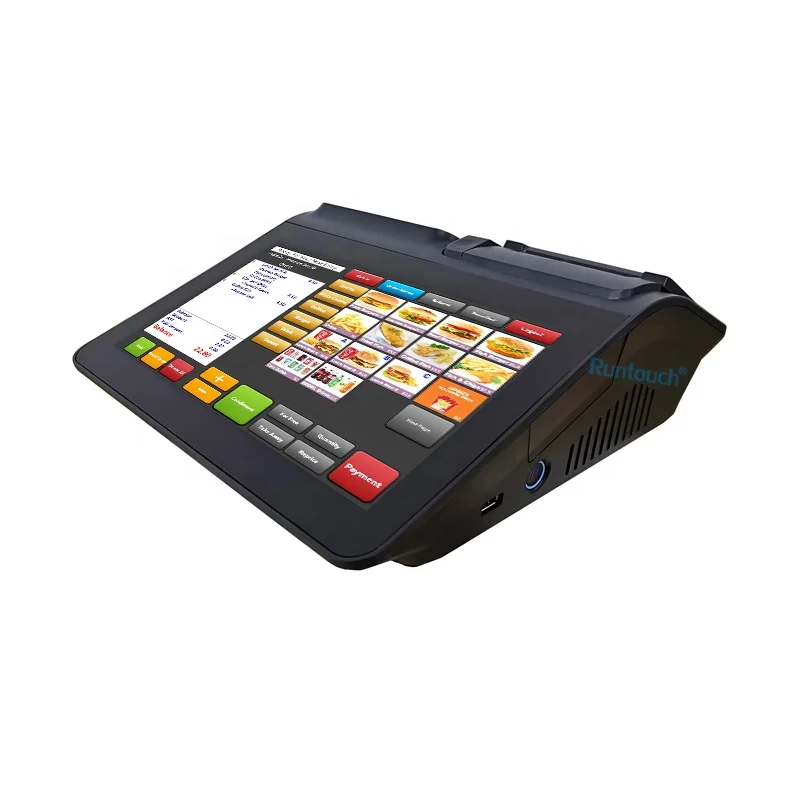 RunTouch RT12 New 11.6 inch Android POS machine with Printer Scanner and VFD Customer Display
