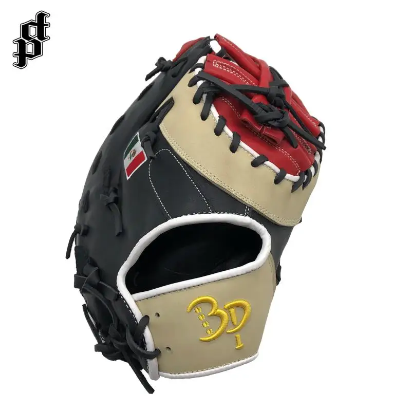 custom professional pitcher softball glove genuine kip leather baseball gloves