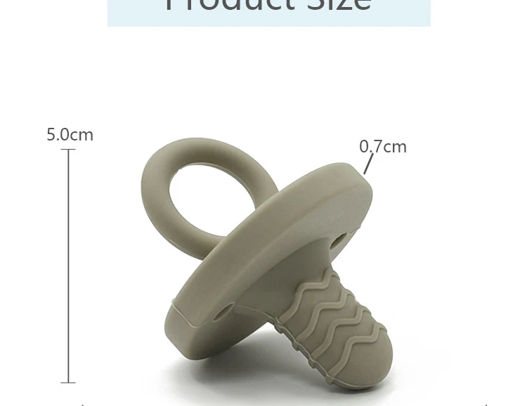 Classic Baby Nursing  Pacifiers Newborn Custom Good Grade Baby Silicone Pacifier